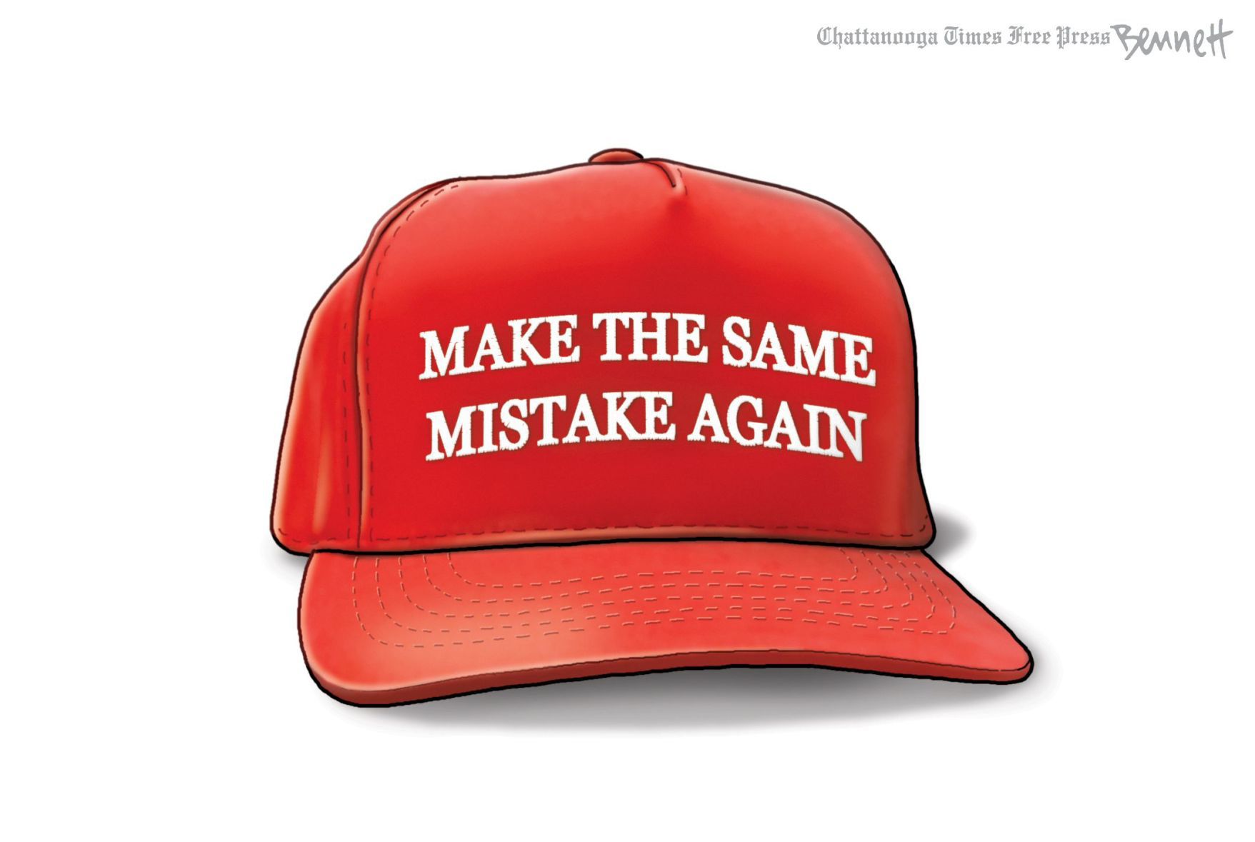Bennett editorial cartoon